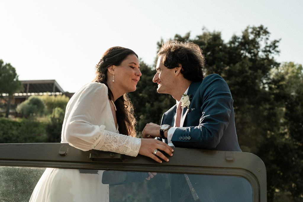 Una boda sencilla con un cielo de estrellas como protagonista