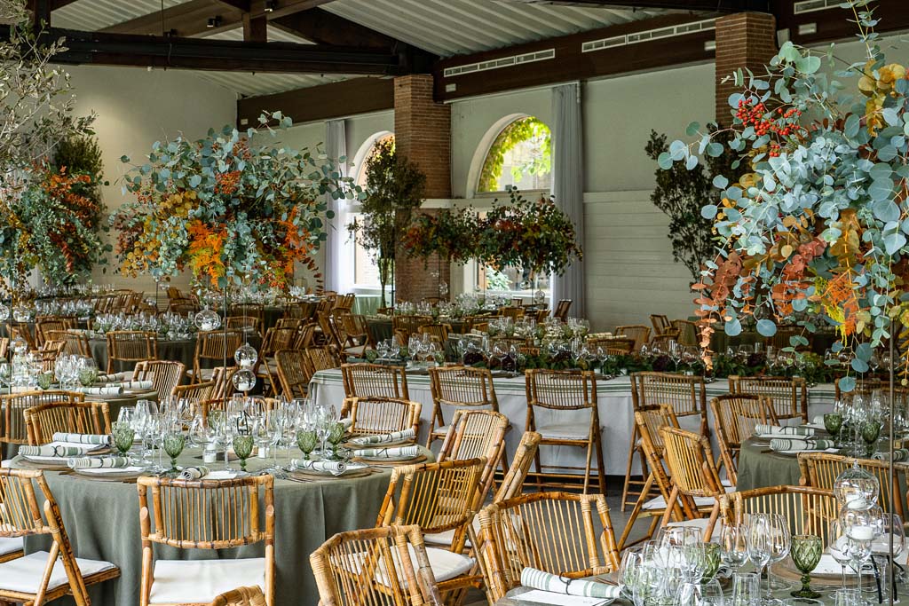 Un cálido enlace otoñal