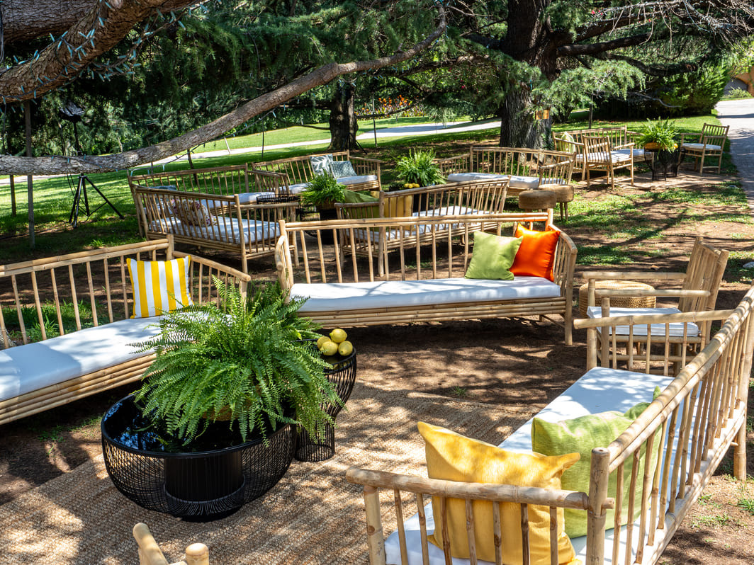 Cocktail corporativo al aire libre en La Centenaria 1779